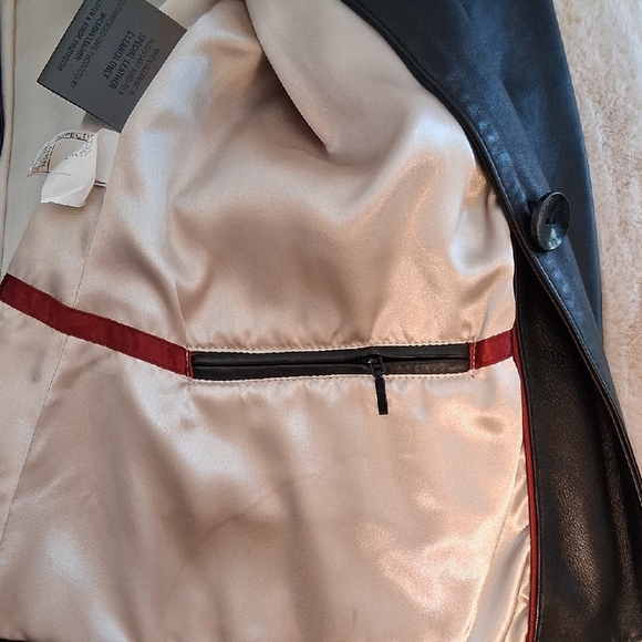 Wilsons Leather Women's Black Leather Jacket Blazer - Picture 9 of 10